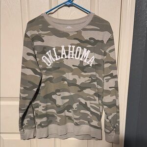 Camo Print Oklahoma Sweatshirt